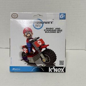 Mario Kart Wii Standard Bike Building Set - Red and Black